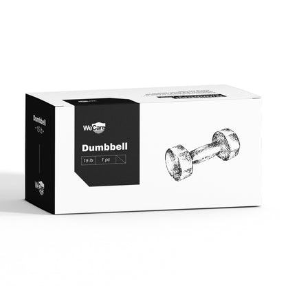 Fitness, Mancuerna De Neopreno De 15Lb, Par - Negro